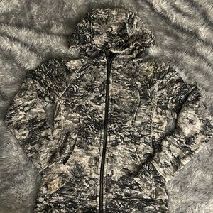 Lululemon Athletica Gray Lace Camo Hoodie